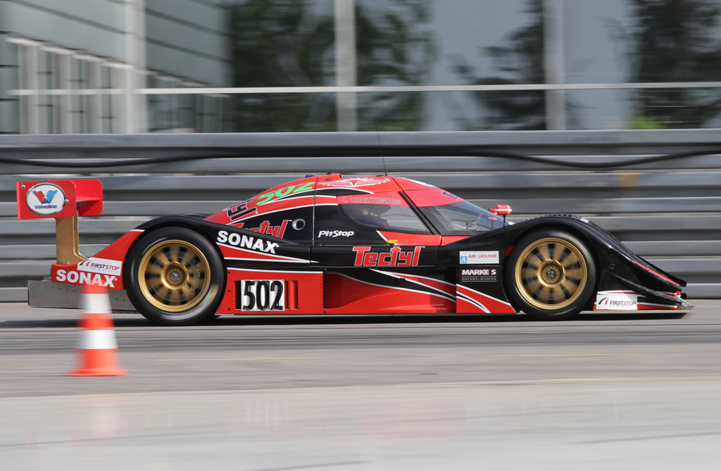 Claus Christensen i sin Aquila CR1 LS3
(Foto: Motorsporten.dk)